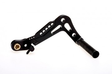 Gas/rempedaal zwart alluminium