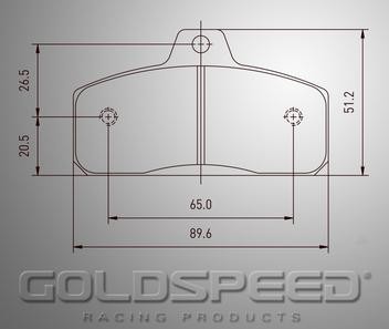 Remblokset Wildkart/ Birel/ Rimo No 405