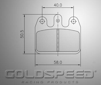 Remblokset CRG Ven 05 /Maddox/Gillard No 593