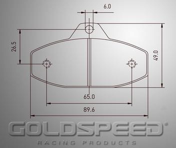 Remblokset SKM EVO2/ SKM & Goldspeed No 491