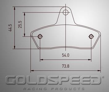Remblokset Intrepid/haase/birel/parolin/skm No 492