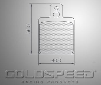Remblokset Sodi rear No 509