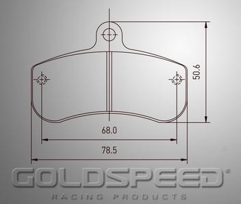 Remblokset Haase runner No 516