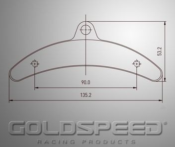 Remblokset Birel rear No 528