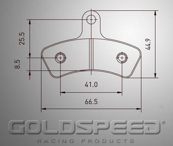 Remblokset Swiss Hutless KZ No 558