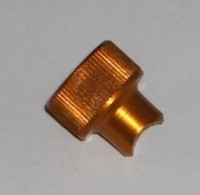 Steldop voor remstang goud