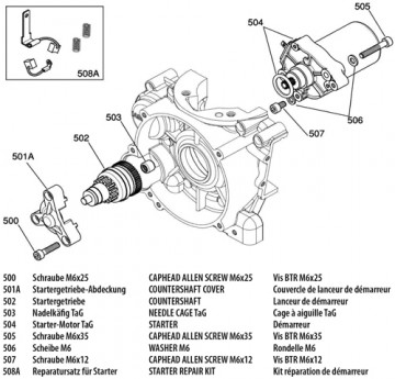 startmotor revisieset X30