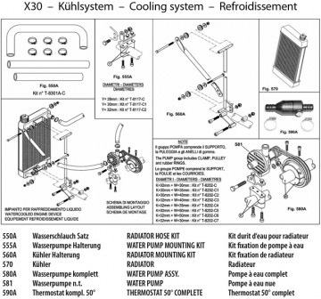 Radiateur X30 350MM
