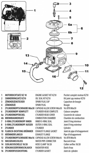 waterslang plug voor in cilinder TM KZ10/B