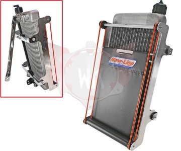 X30 radiateurscherm compleet met bevestiging