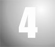 plakcijfer 4 wit