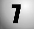 plakcijfer 7 zwart