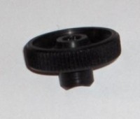 Steldop voor remstang zwart