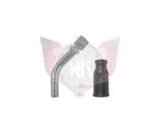 Dellorto gaskabel inschroefset 45 graden