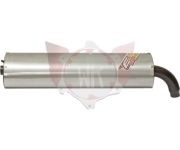 Elto INOX nademper (ovaal, 2 kamer) voor KZ CIK/FIA goedgekeurt