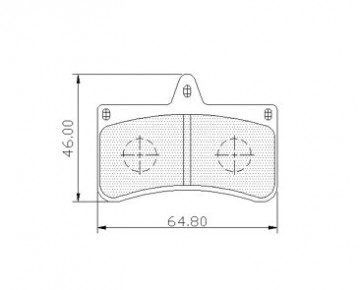 Remblokset voor CRG ven04 remsysteem