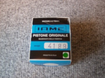 IAME gazelle zuiger zonder punt (groen) in alle maten