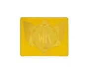 nummerplaatstikker voor sidepod geel