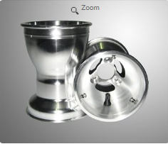 achtervelg douglas alluminium 210MM