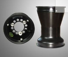 Achtervelg goldspeed CRG type alluminium 180MM