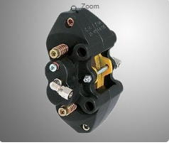 Remklauw hydraulisch zwart