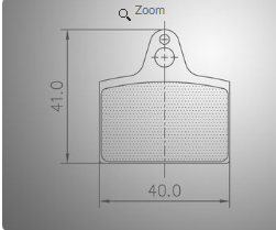 Remblokset haasse runner front No 459