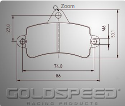 Remblokset Zipkart/Topkart No 552