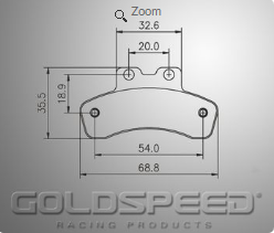 Remblokset Gillard/Maddox front No 562