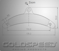 Remblokset Birel new banaan model No 568