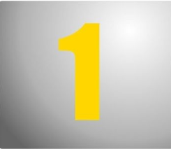 plakcijfer geel 0 t/m 9