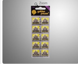 batterij (knoopcel) LR44 voor kettinglaser