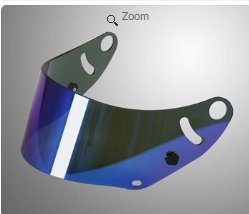 Arai vizier spiegel blauw voor CK-6