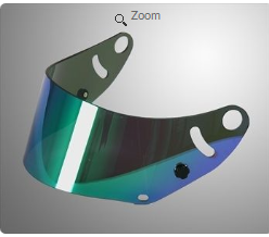 Arai vizier spiegel groen voor SK6/GP-6S