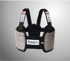 Freem rib protector alluminium KIDS in 2 maten