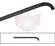 Waterslang standaard 50cm met 90 graden bochten