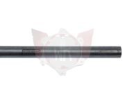 achteras 40mm x 1040mm x 3mm zwart voor KZ wildkart (3 hardheden)