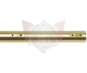 Achteras 50mm x 1040mm x 2mm voor KZ wildkart titanium gecoat soft