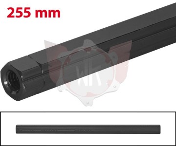 Spoorstang zeskant M8 x 255mm (in diverse kleuren)