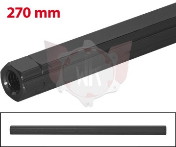 Spoorstang zeskant M8 x 270mm (in diverse kleuren)