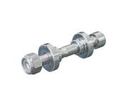 Pedaalbout compleet met busjes