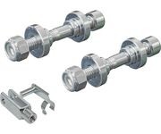 Pedaalboutset compleet met busjes