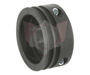 poelie voor 50MM achteras zwart plastic