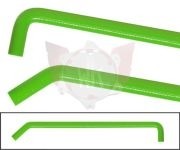 waterslang silicone groen 115CM met 2 bochten