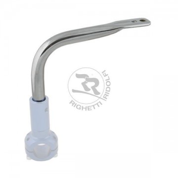 Uitlaatsteun rond met bocht