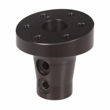 Goldkart stuursupport 8 graden hoek zwart 