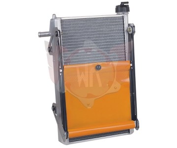 KG radiateur kit max 450x280x40MM (inclusief rolgordijn, verkrijgbaar in 4 kleuren)