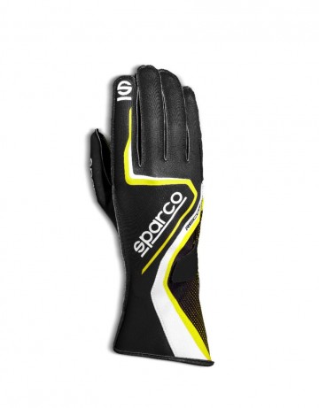 Sparco sparco record kart handschoenen zwart geel