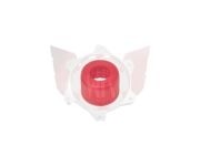 Dop klein voor op brandstoftank (met gat) rood