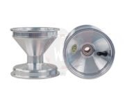 voorvelg met lagers alluminium 130MM standaard